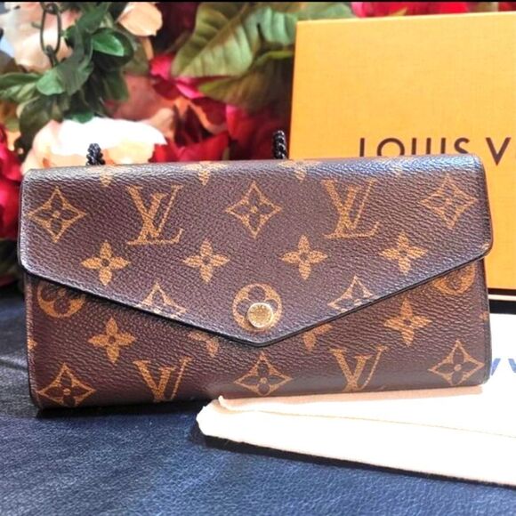 Louis Vuitton Sarah  WalletMonogram Coquelicot Lining box and dustbag Pr… - Picture 1 of 17